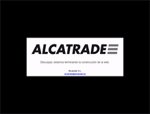Tablet Screenshot of alcatrade.es